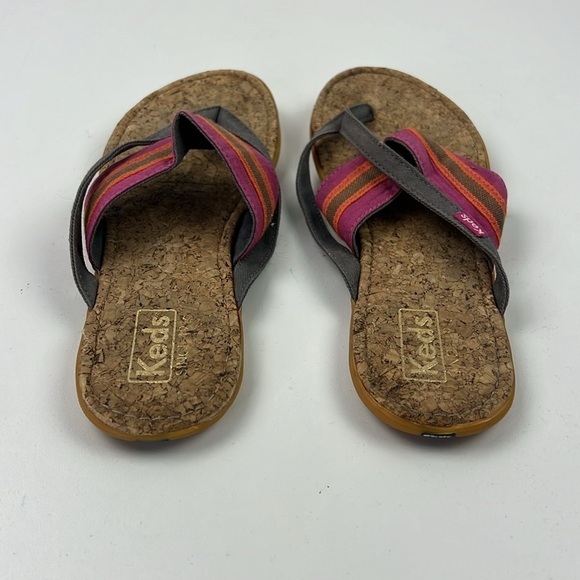 Keds Tealight Band Cork Slip On Sandals Size 8 - Picture 3 of 9